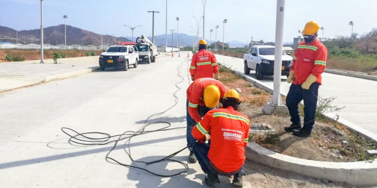Alcaldía Trabajos en las afueras del Sierra Nevada.