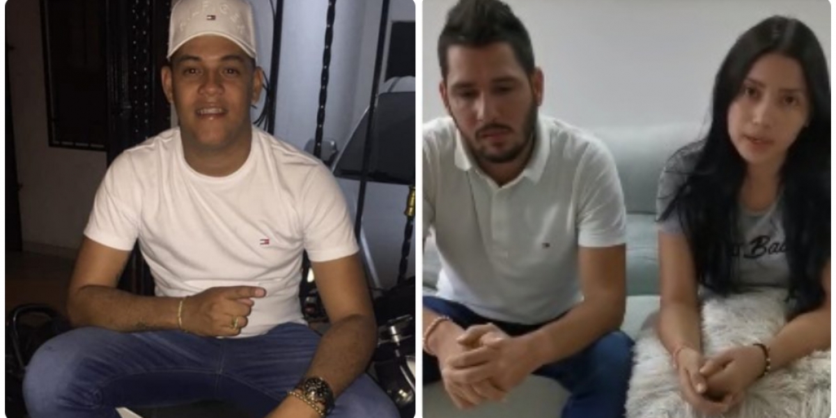 Archivo Junior Campo (izquierda) fue asesinado el 5 de mayo. A la derecha, César y su novia cuentan su testimonio.