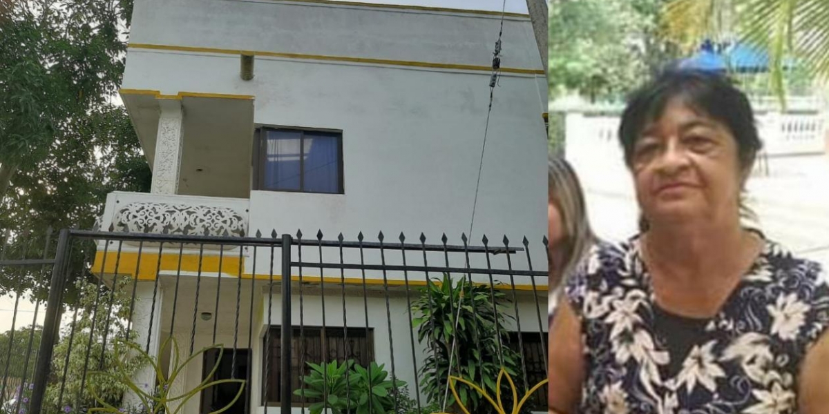 cortesía. Candelaria Acendra Salcedo residía en esta vivienda en Santo Tomás.