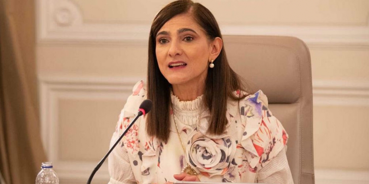 Presidencia Ángela Orozco, ministra de Transporte.