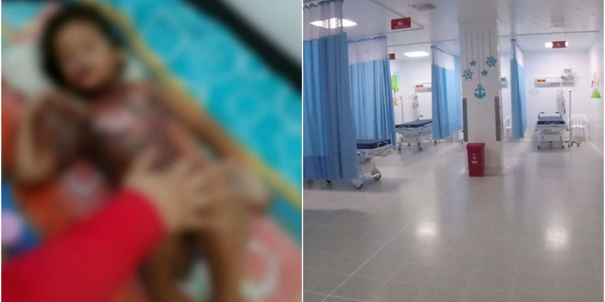 La pequeña estuvo del 'timbo al tambo' y por fin pudo ser trasladada al hospital Julio Méndez Barreneche.