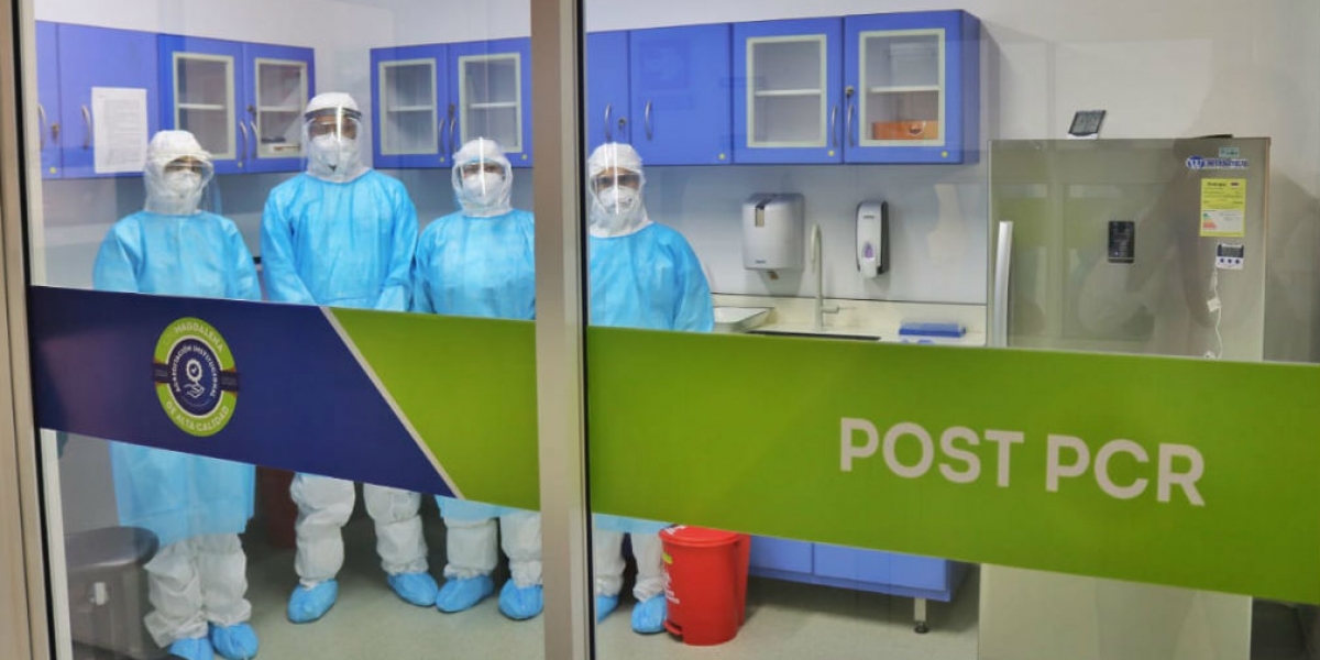 Universidad del Magdalena Equipo que procesará las muestras en el laboratorio de la Alma Máter.