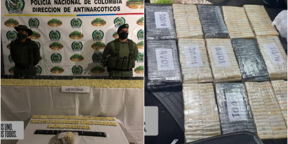 Antinarcótico Esta droga pertenecería al Zar de la heroína en Nariño, Ebelio García o alias 'Ebelio'.,