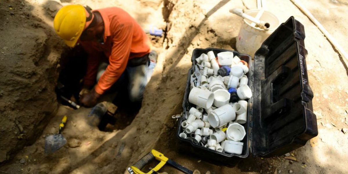 Alcaldía de Santa Marta Obras en San Fernando.