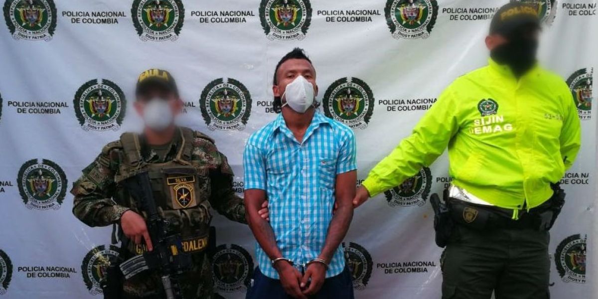 Policía Omar Echeverría Pertúz, alias ‘El Negro’.
