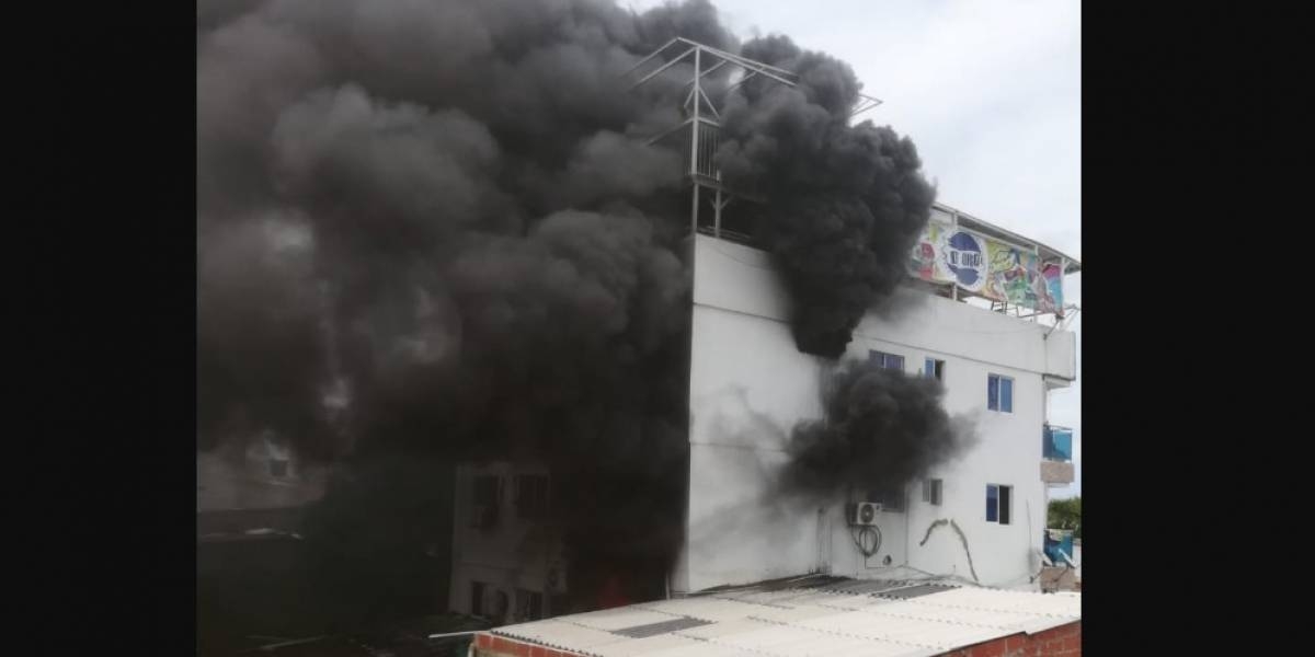 Publimetro Incendio en edificio de Kevin Flórez