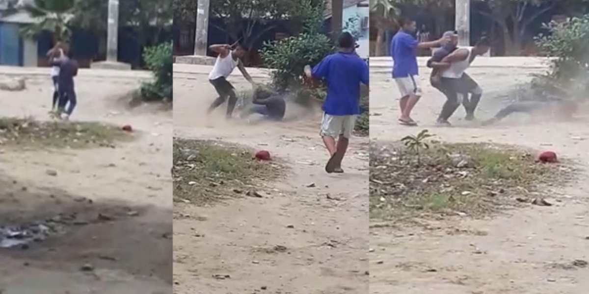 Zona Cero Pelea a machete en Palermo.