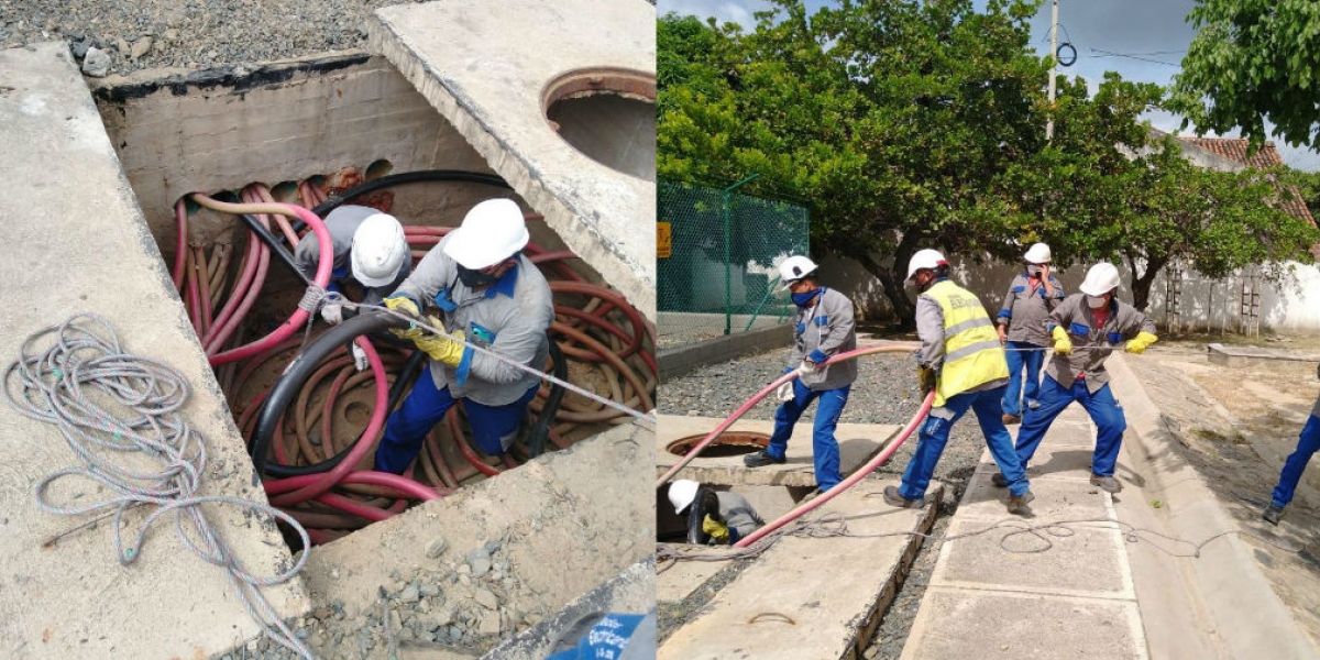 Electricaribe Trabajos de Electricaribe.