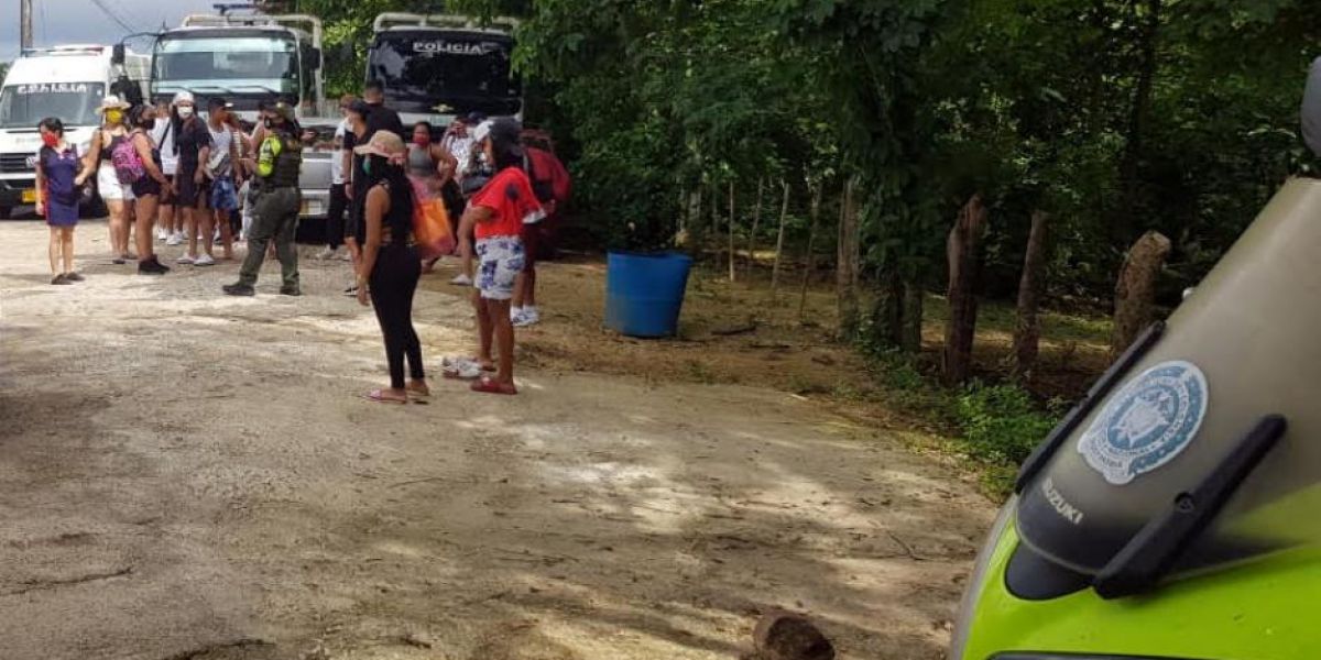 Policía de Cartagena El plan fue desarmado por las autoridades de Policía.