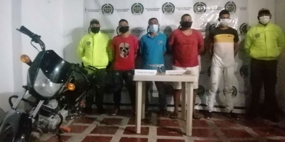 Policía Capturados en Fundación.