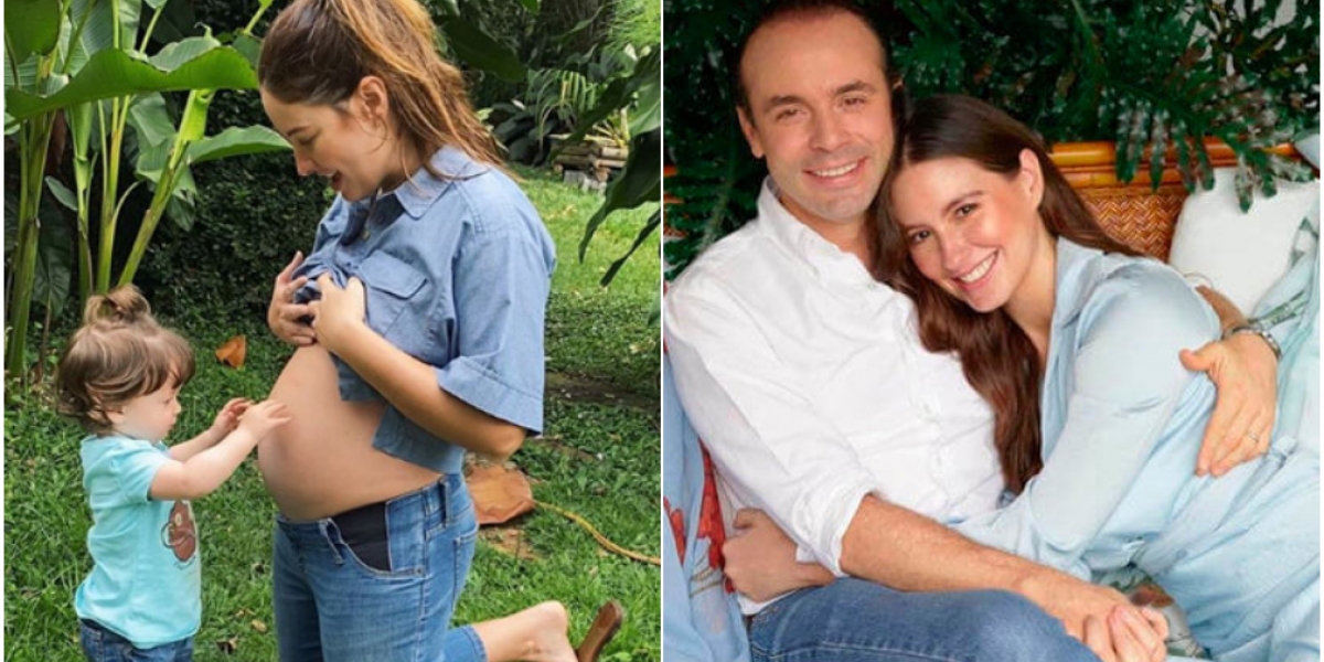 Taliana Vargas, Alejandro Eder y sus hijos. seguimiento.co