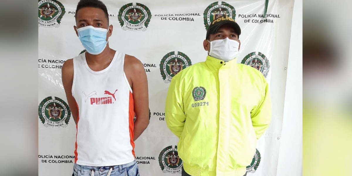 Policía del Magdalena Nilson Guardela Benítez.