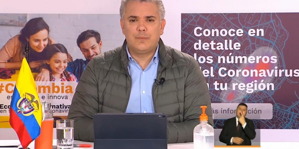 Captura de pantalla Iván Duque Márquez.