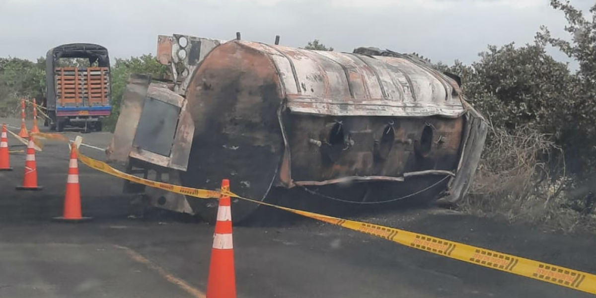 Cortesía El accidente se registró este miércoles.
