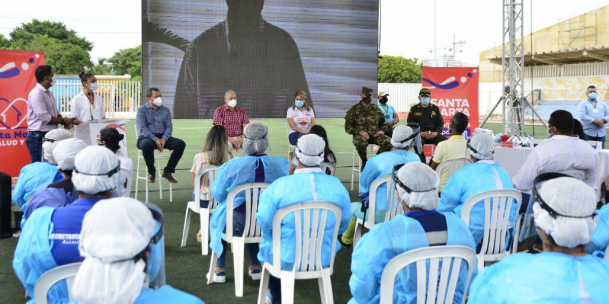 Lanzamiento del programa ‘Santa Marta es Salud y Vida’.