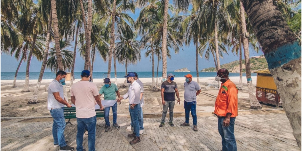 Distrito Durante este fin de semana se realizaron visitas técnicas en El Rodadero para evaluar implementación de un nuevo esquema de trabajo.