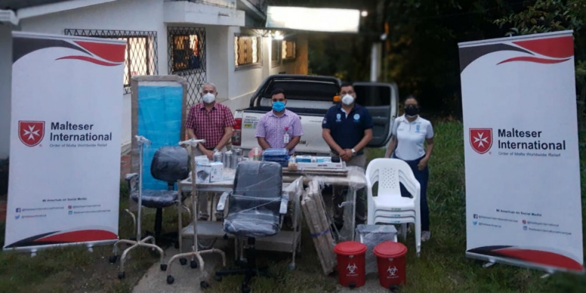 Alcaldía de Santa Marta Donación de Malteser International a puestos de salud del Distrito.