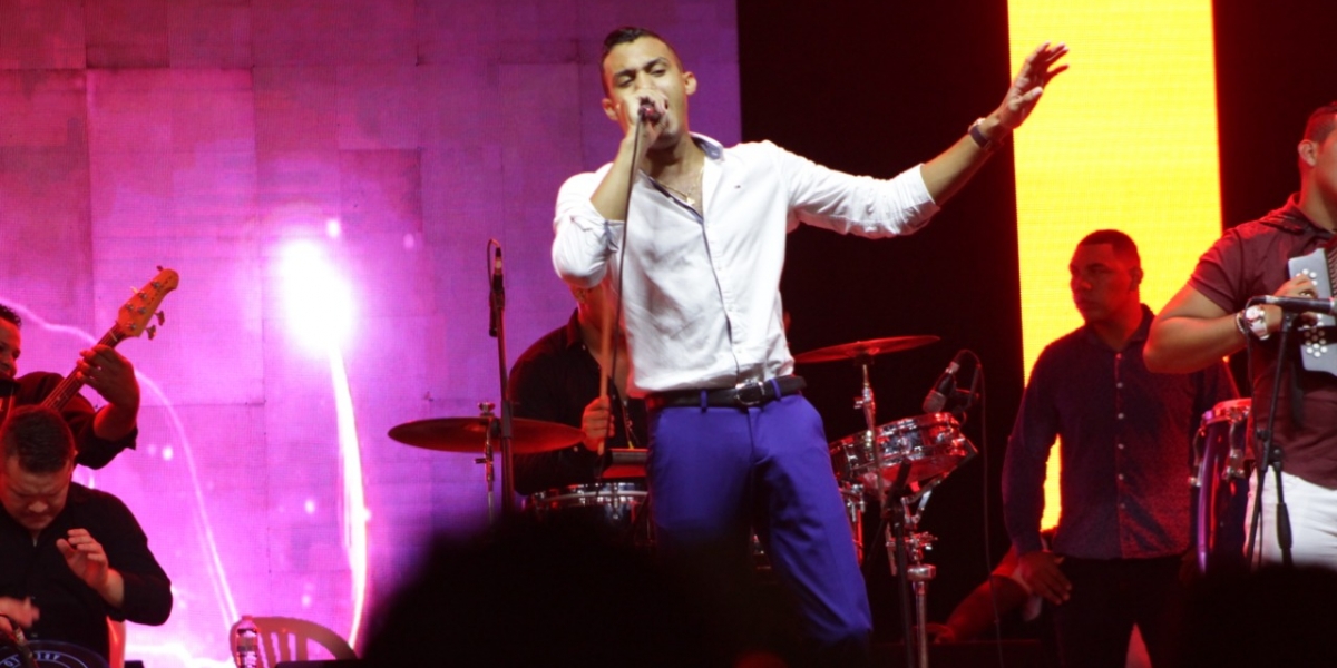 Juancho Fuentes, cantante vallenato.