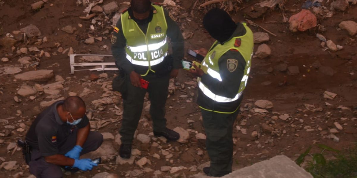 Seguimiento.co Levantamiento de los restos en la quebrada Tamacá.