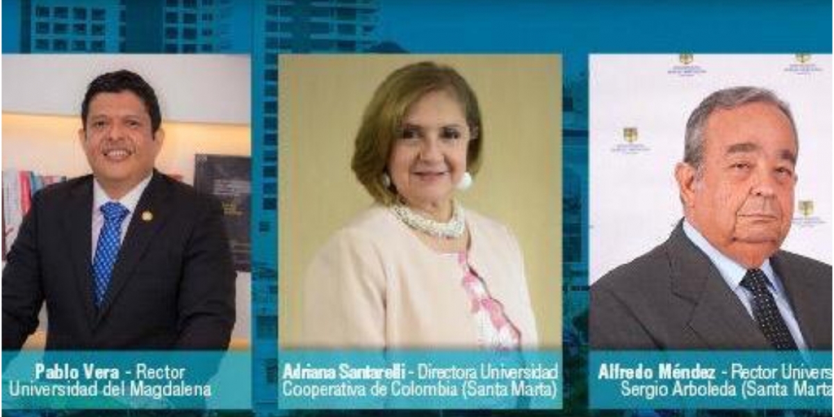 Unimagdalena Rectores de Universidades con sedes en Santa Marta instaron a generar un pacto por la educación de la ciudad.