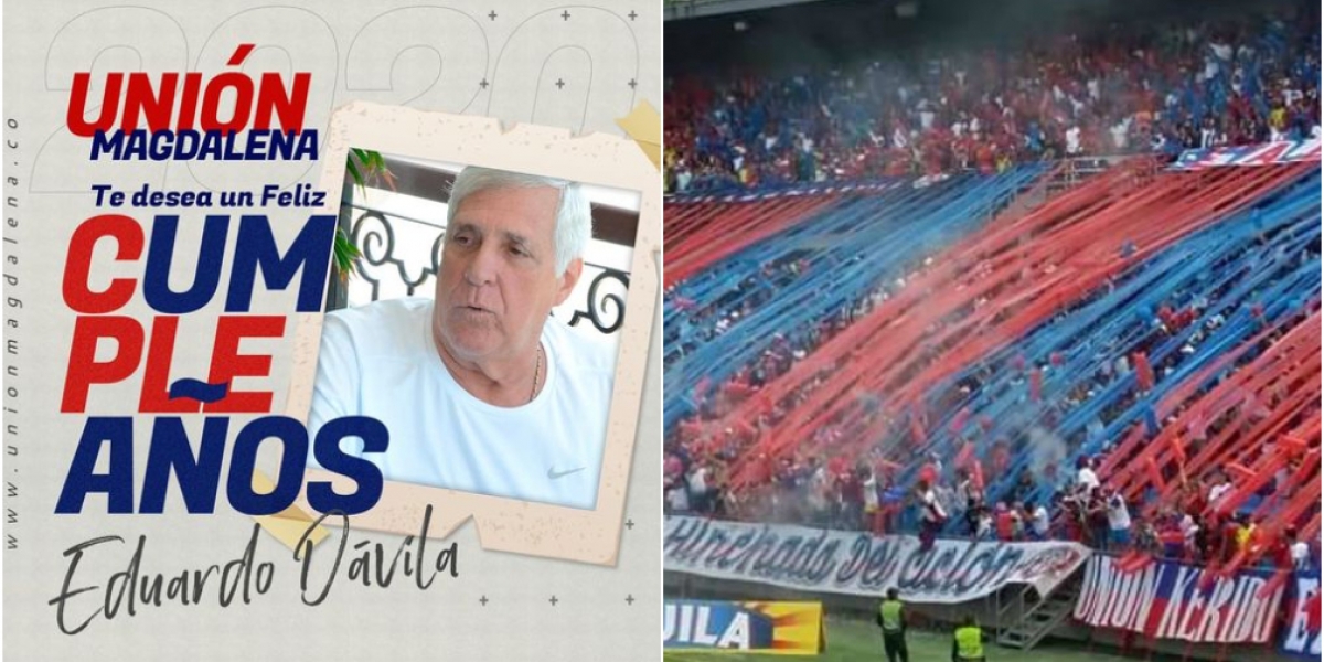 Cortesía Los hinchas bananeros criticaron a Dávila en su cumpleaños.