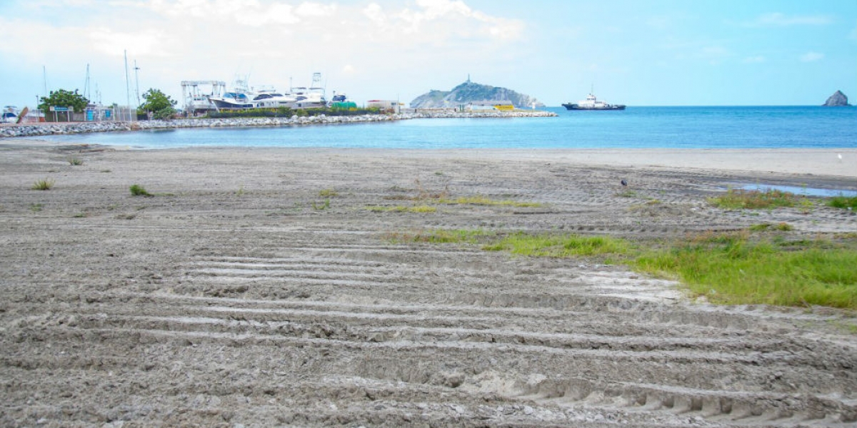 Alcaldía de Santa Marta Playa oxigenada en Santa Marta.