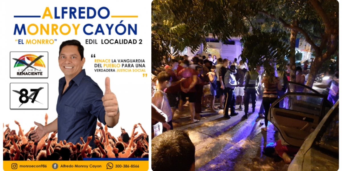 Archivo Alfredo Rubén Monroy Cayón, asesinado este viernes.