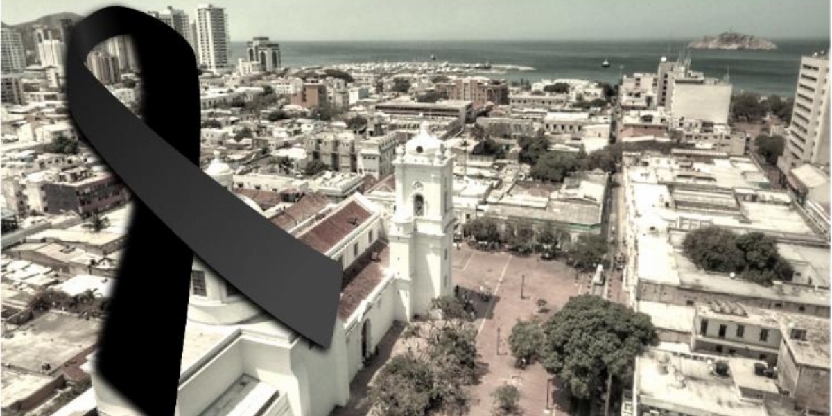 Luto en Santa Marta por muertos de coronavirus. Archivo