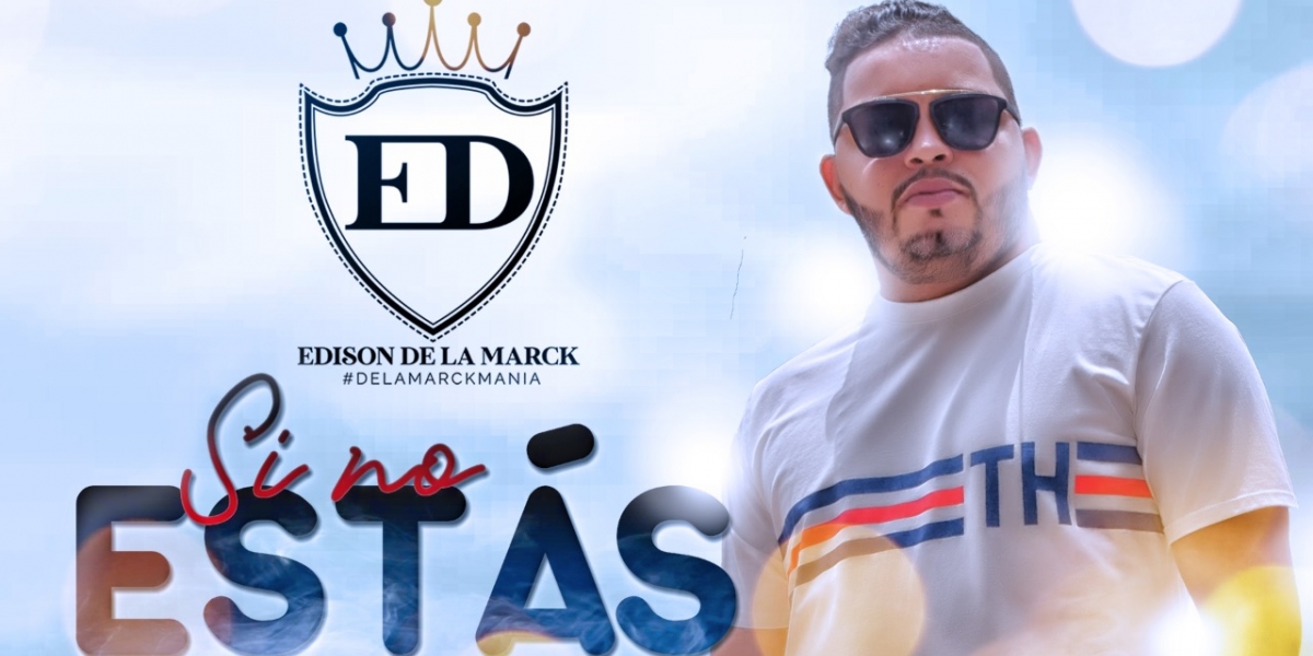 Cortesía Si no estás, lo nuevo del cantante vallenato Edison De la Marck.