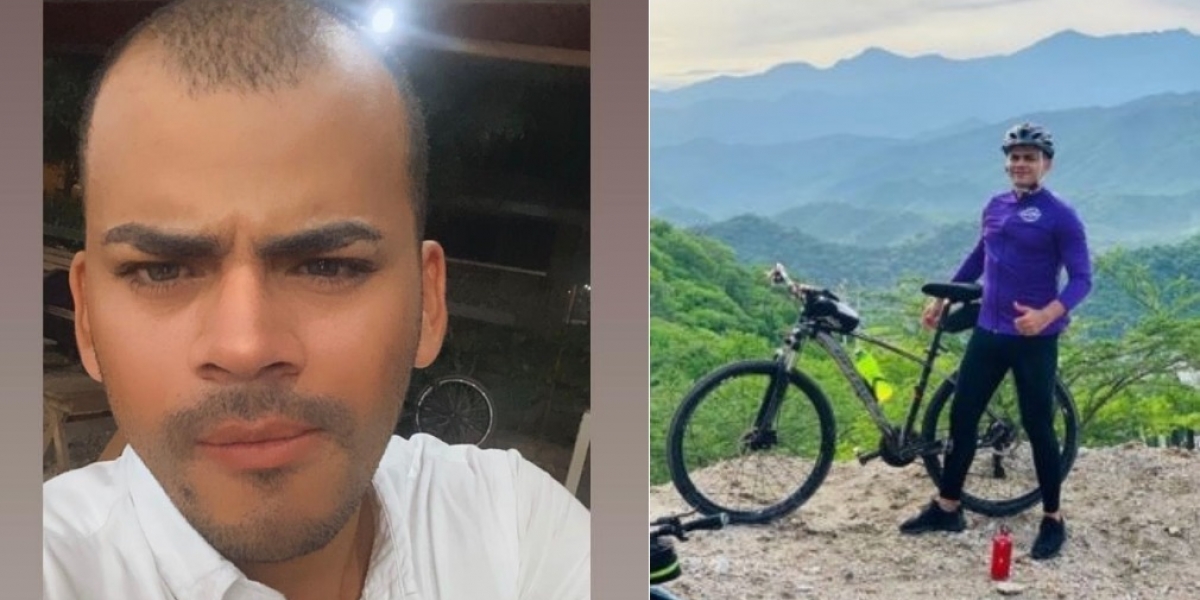 Cortesía Jhonatan Ternera, ciclista que murió arrollado por un motociclista en Santa Marta.