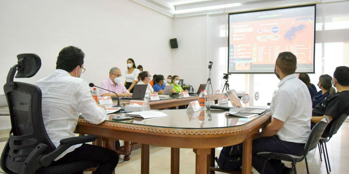 Gobernación del Magdalena Autoridades del departamento se reunieron.