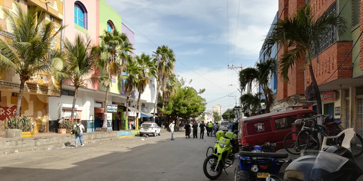 El atentado con granada se produjo en el centro de Barranquilla, cerca a talleres de motocicletas.