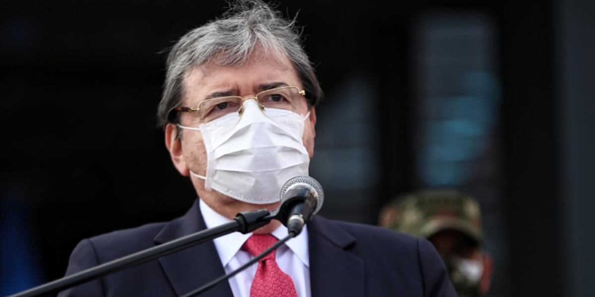 Zona Cero El Ministro de Defensa, Carlos Holmes Trujillo, dio positivo para Covid-19 tras una visita en Santa Marta.
