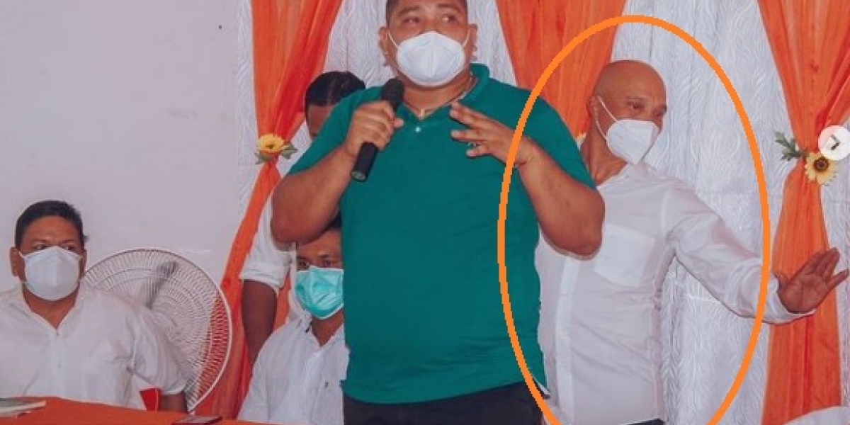 Archivo Fredy Mejía de la Cruz es la persona cobijada con casa por cárcel, quien asistió al evento político del caicedismo.