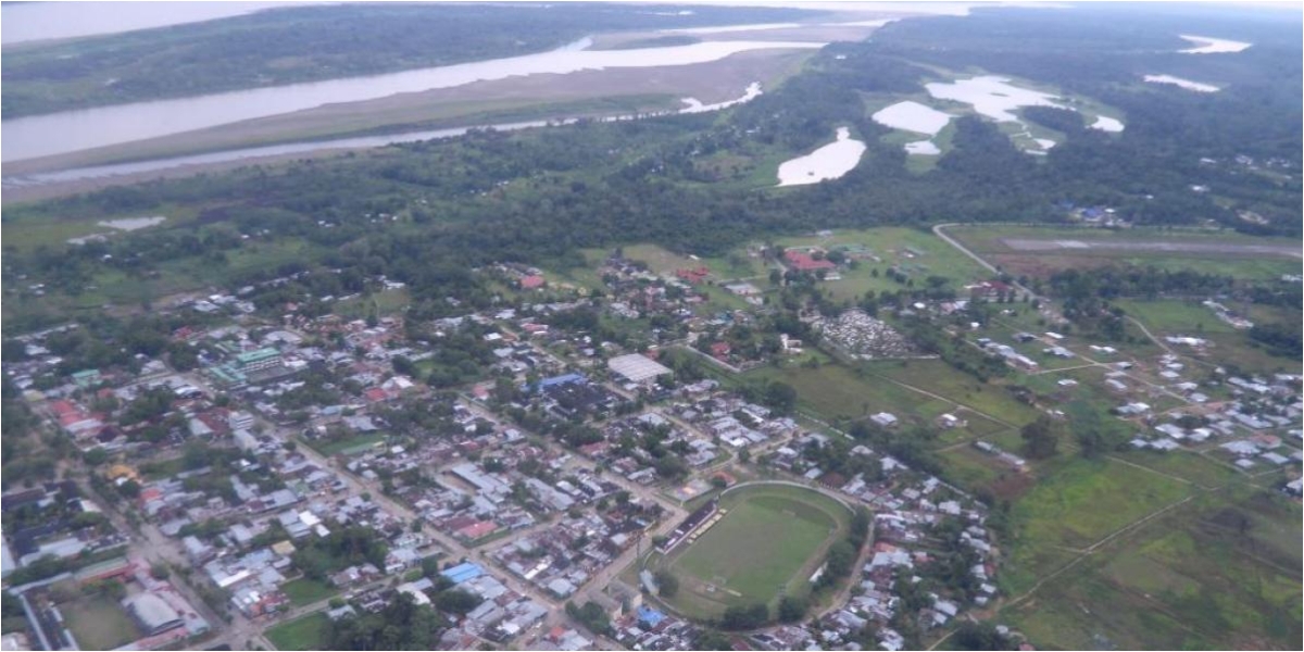 Leticia desde una toma aerea. cortesía