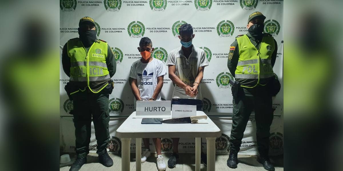 Frederick Hidalgo Contreras, de nacionalidad venezolana y Eduardo José Linero Restrepo, fueron capturados.