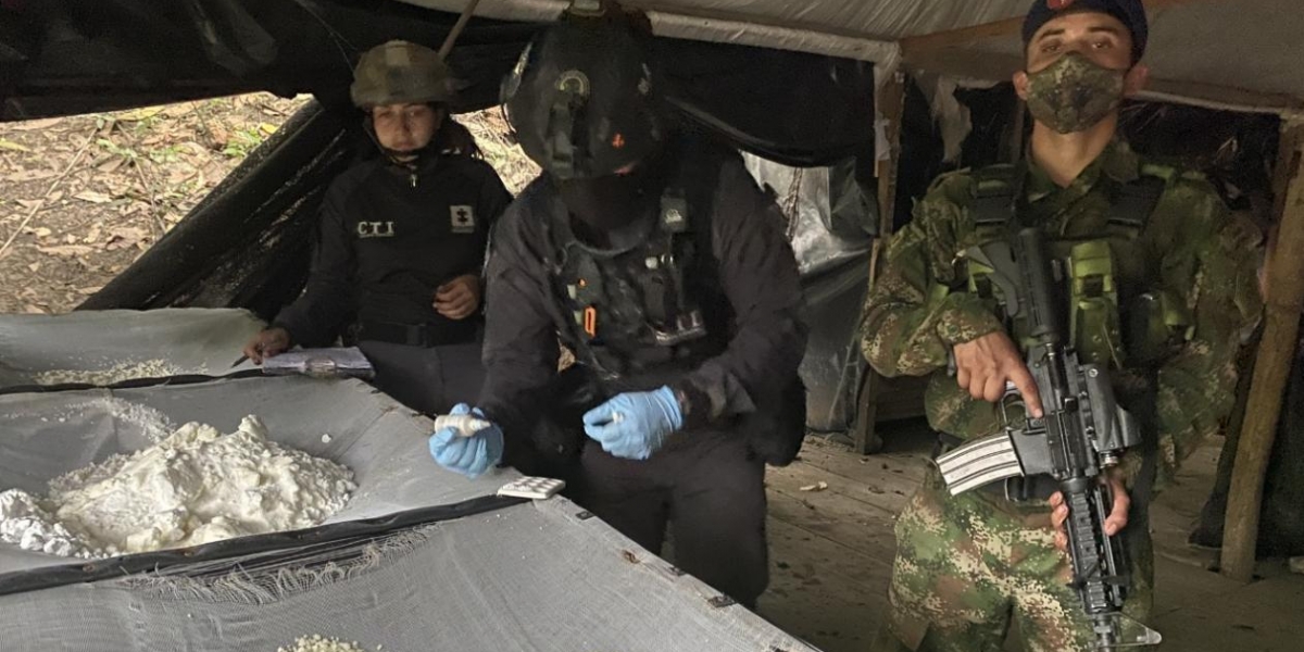 Fiscalía Droga incautada en Nariño.