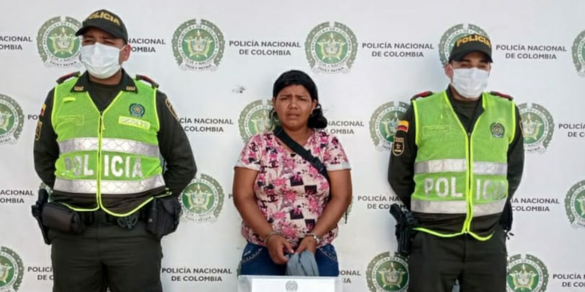 Policía Metropolitana de Santa Marta Katherine Moreno Ballestas.