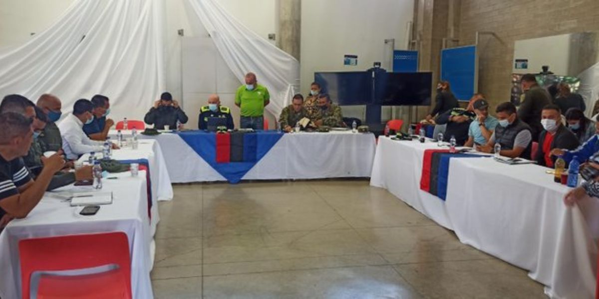 Gobernación de Antioquia Frente a los hechos realizaron de urgencia un Consejo de Seguridad.