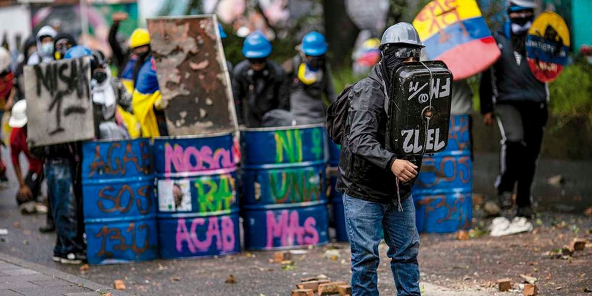 Primera Línea en Bogotá