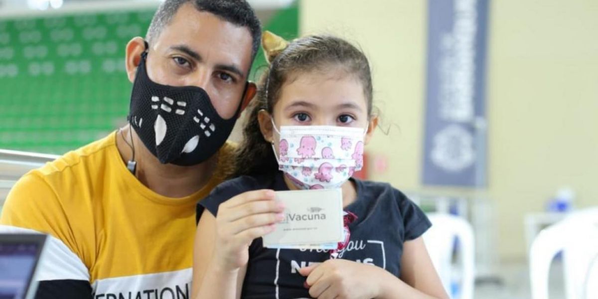 Secretaría de Salud de Barranquilla Vacunación de niños contra el coronavirus.