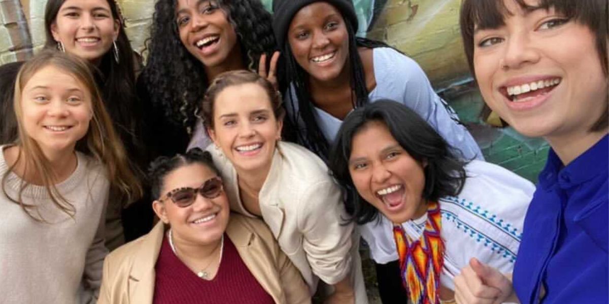 Seguimiento Ati Viviam Villafañe con Emma Watson, Greta Thunberg y otros líderes climáticos.