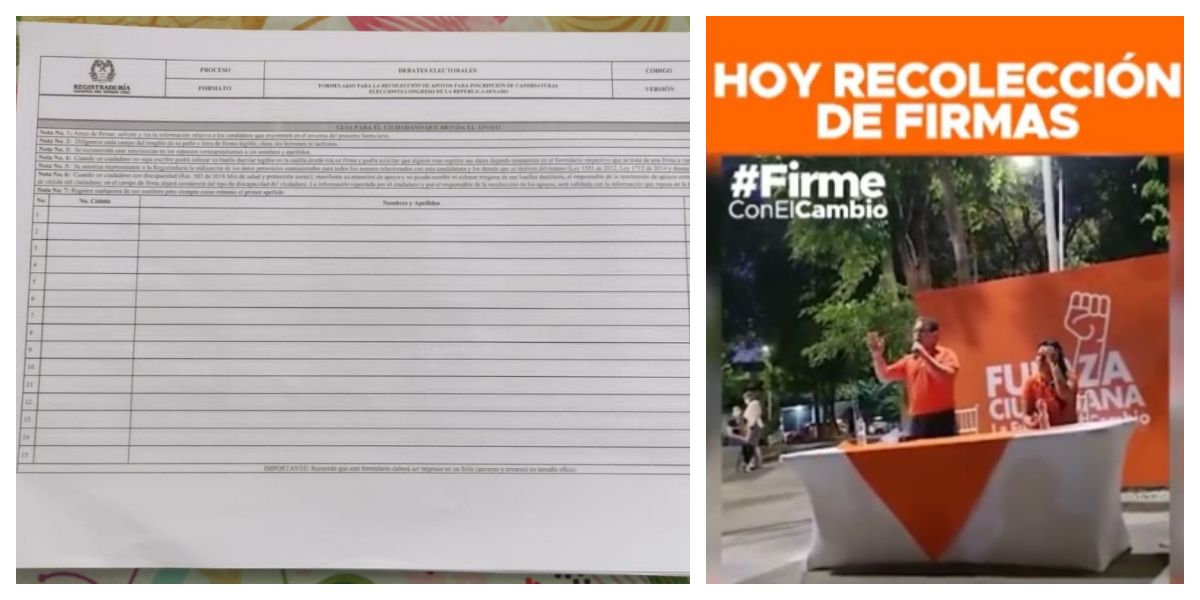 El exalcalde Rafael Martínez es quien encabeza la recolección de firmas. 