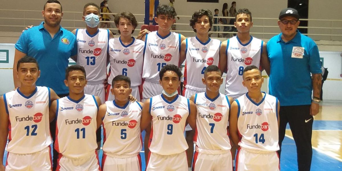 Esta es la Selección Magdalena que representa al departamento en el torneo de baloncesto.