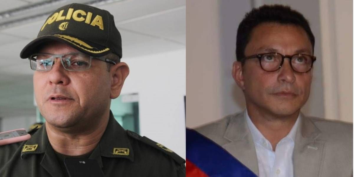 Seguimiento.co Coronel Jesús de los Reyes y el gobernador Carlos Caicedo.