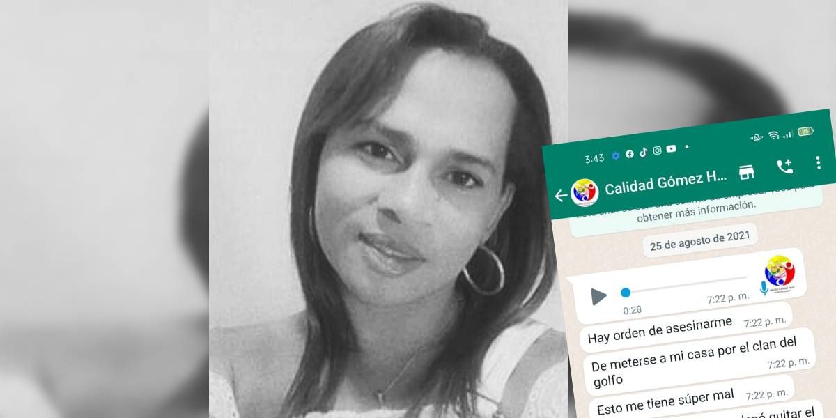 Archivo Cristina Cantillo sabía que la iban a matar.