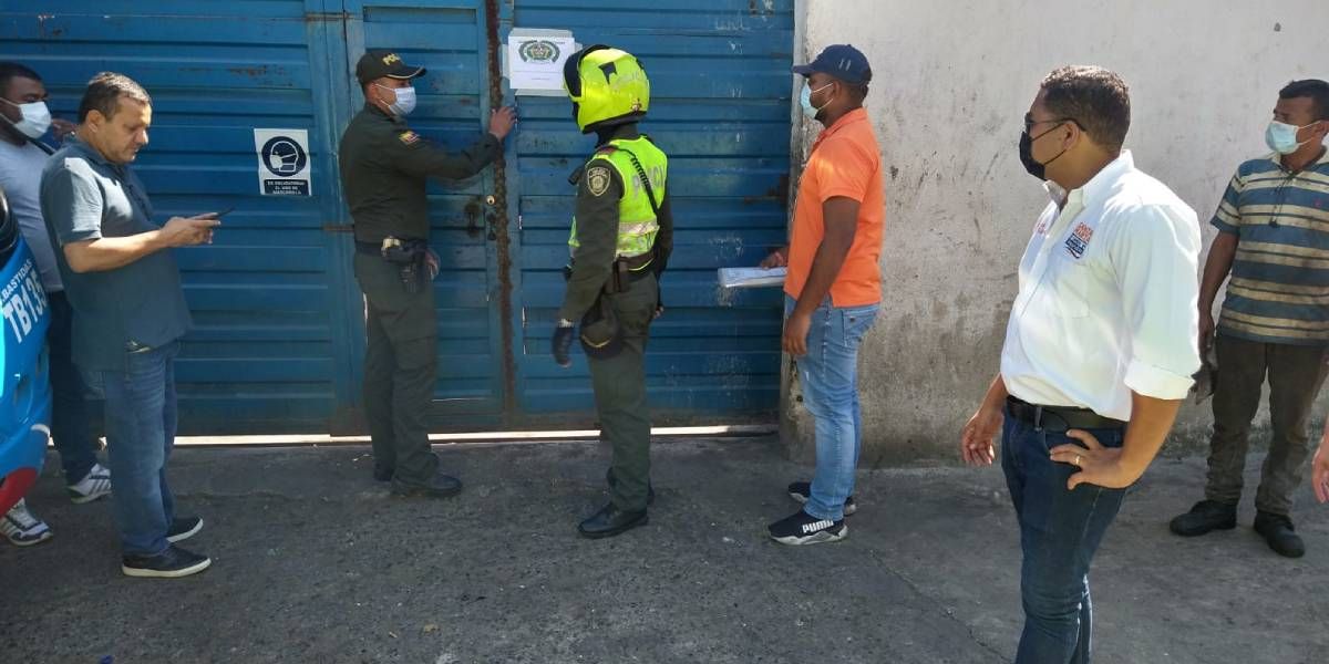 Alcaldía Controles de espacio público.