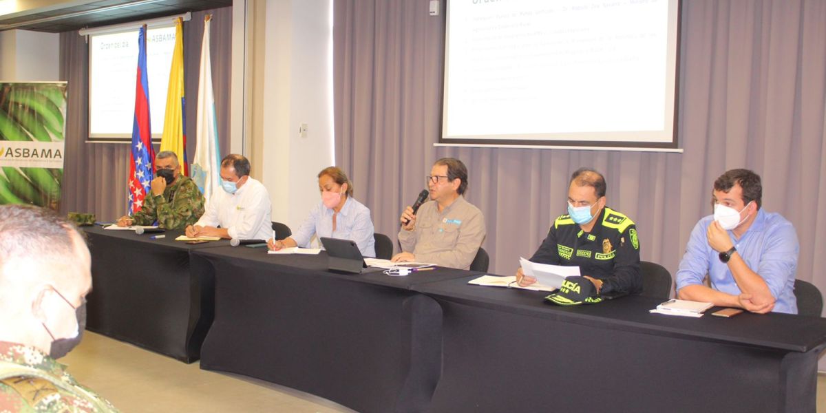 Reunión del PMU realizado en Santa Marta para controlar el Fusarium R4.