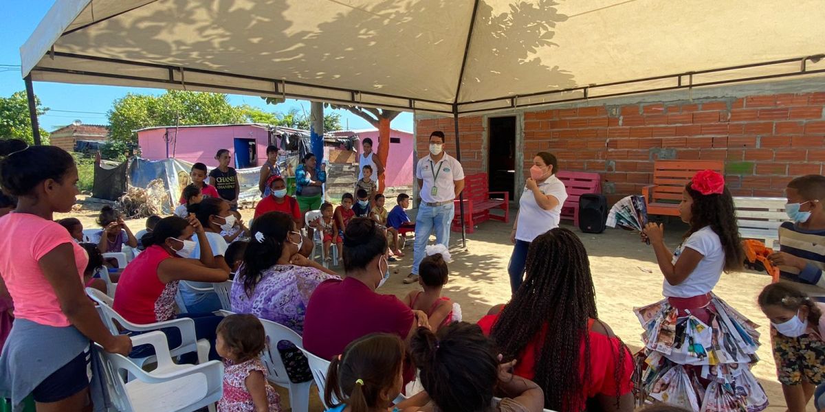 Jornadas de capacitación a la población del Caño Clarín.