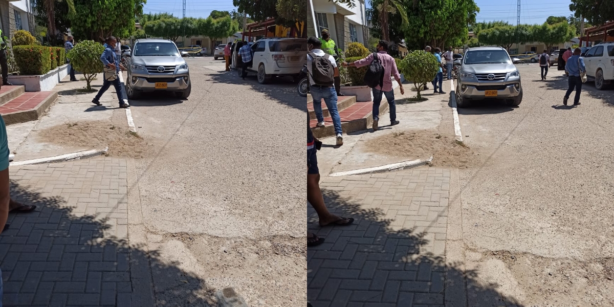 El alcalde encargado no fue bien recibido en Tenerife. 